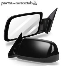 Manual Black Side View Mirrors Pair For 1988-1998 Gmc Chevy Truck