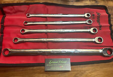 New Snap On 5 Pc High Performance - Xdlr705 Sae Ratcheting Set Of Box Wrenches