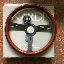 Nardi Classic 380mm Steering Wheel Mahogany Wood With Black Finish