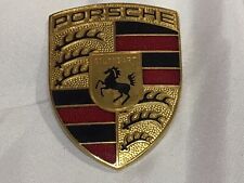 Vintage Porsche Enamel Car Badge Hood Emblem Crest Stuttgart Og 993 559 211 00