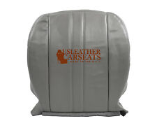 1997-2002 Chevy Express Van Driver Side Bottom Synthetic Leather Seat Cover Gray