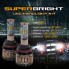 Led 80w 7800lm Led Kit Cree Xt-e 6000k Headlight Dual Hi Lo - 9007 Hb5 A