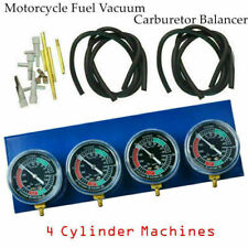 4 Cylinder Motorcycle Fuel Vacuum Carburetor Synchronizer Gauge Carb Sync Tool