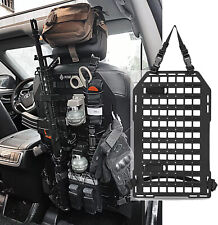 Molle Panel Tactical Rigid Car Truck Seat Back Gun Shooting Storage Organizer