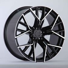 20 W727 Black Machine Staggered Wheels Rims Fits Bmw F10 5 Series Xdrive Only