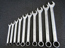 Vintage Craftsman 10pc Metric Combination Wrench Set V Series Made In Usa