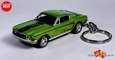 Rare Keychain 19681969 Green Ford Mustang Fastback Cobra Jet 428 Great Gift