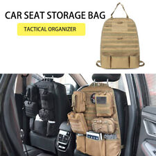 Car Vehicle Truck Seat Back Organizer Tactical Molle Panel Storage Bag Cover New