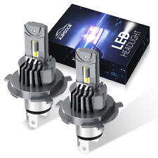 H4 9003 Led Headlight Bulbs Kit Lamp White High Low Beam Replace Halogen 2pcs
