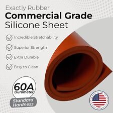 Red Silicone Rubber Sheet 60a 18 X 9 X 12 Inch Made In Usa Gasket Material