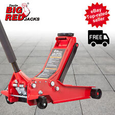 4 Ton Big Red Torin Dual Piston Low Profile Service Floor Jack Red