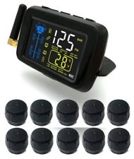 Sykik-tpms 10 Wheel Real Time Tire Pressure Monitoring System Forrvs Trucks10