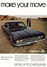 1968 Chrysler New Yorker Make Your Move Vintage Print Ad