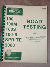 Road Track - Road Testing The Austin Healey - 100 100m 100s 100-6 Sprite 3000