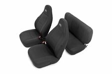 Rough Country For Jeep Neoprene Seat Cover Set Black 97-02 Wrangler Tj 91000