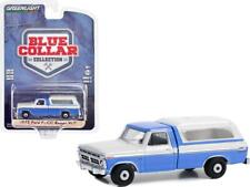 1975 Ford F-100 Ranger Xlt Pickup Truck With Camper Shell Wind Blue And White 12