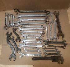 Mixed Lot Of Open End Combination And Box End Wrenches - Various Manufacturers