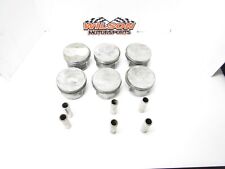 6 Used Sealed Power Hypereutectic Dome Pistons H142cl 040 Sbc Imca Ump
