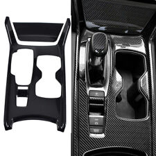 For Honda Accord 2018 Carbon Fiber Interior Gear Shift Panel Frame Cover Trim