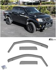 Eos Visors For 05-21 Nissan Frontier Crew Cab In-channel Side Window Rain Guards