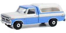 1975 Ford F-100 Ranger Xlt W Camper Shell - Blue And Wimbledon White Blue 12 -