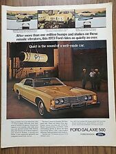 1973 Ford Galaxie 500 Ad Quiet Is The Soundof A Well-made Car