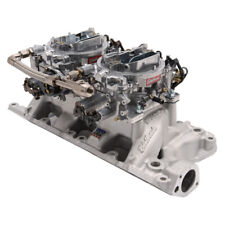 Edelbrock Intake Manifoldcarburetor Kit 2035 Performer Rpm Dual Quad Air-gap