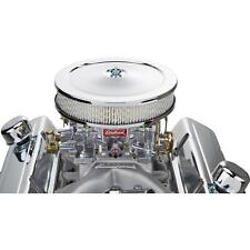 Speedway Motors 10 Inch Low Profile Small Chrome Air Cleaner 4 Barrel Carb.
