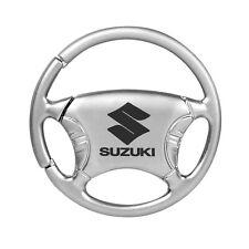 Suzuki Silver Steering Wheel Key Chain Key-ring Keychain