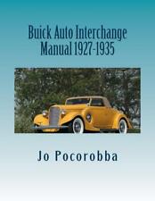 Buick Parts Interchange Manual Book 1927-1935 Find Identify Orig Partsnew