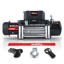 X-bull Electric Winch 12v 13000lbs Towing Truck Trailer Steel Cable Off-road 4wd