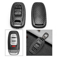 For Audi A4 A3 A5 A6 Q5 Tt Carbon Fiber Texture Remote Key Fob Shell Cover Case