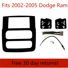High Grade Dash Kit For Dodge Ram 2002-2005 Double Din Stereo Install Black