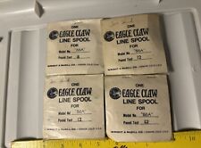 4 Vtg Eagle Claw Wright Mcgill Model No. 88a Line Spool 3 New Sealed Denver Co