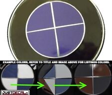 Purple Vinyl Sticker Decal Overlay Complete Set Hood Trunk Rim Fits Bmw Emblems