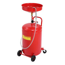 Portable 18 20 Gallon Waste Oil Drain Air Operated Drainer Drainage Lift Auto