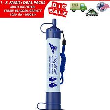 Filter Personal Survival Straw - Top Backpacking Gear Doomsday Prepping Supplies