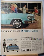 1965 American Motors Rambler Classic Ad 10x13