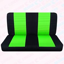 Rear Seat Covers Fits 1985-2006 Jeep Wrangler Yj-tj-lj Two Tone Nice Colors