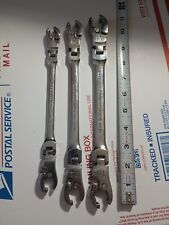 Gearwrench Ratcheting Flex Flare Nut Wrench Set Of 3 Metric Vgc
