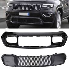 For Jeep Grand Cherokee 2017-2022 Front Bumper Lower Grille Cover Molding