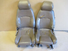 93-95 Firebird Trans Am Tan Leather Seat Seats Front Set 1121-17