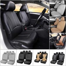 For Volkswagen Jetta Car Seat Covers Full Set Pu Leather Front Rear Protectors