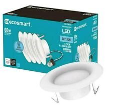 Ecosmart 4 In. White Integrated Led Recessed Trim Day Light 4-pack
