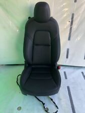 2017-2022 Tesla Model 3 Front Passenger Side Bucket Seat Black Leather Right Rh