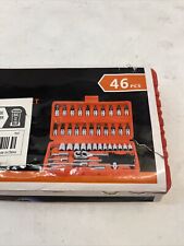 46pc 14 Ratchet Wrench Combination Socket Tool Set Kit Auto Car Repair Tool