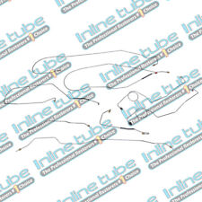 1967-70 Ford Truck F100 2wd Longbed Brake Line Set Kit Lines Manual Drum Oe
