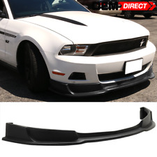Fits 10-12 Ford Mustang V6 Style Unpainted Front Bumper Lip Spoiler Pu