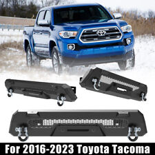 Front Bumper For 2016-2023 Toyota Tacoma Off-road Bumper Wd-rings Shackles New