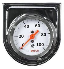 Actron Bosch Sp0f000044 Style Line 2 Mechanical Oil Pressure Gauge White Di...